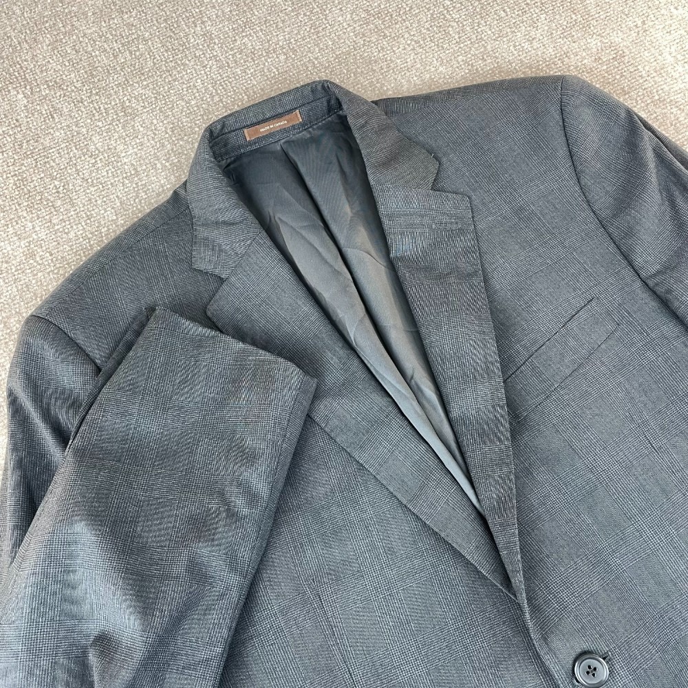 Peter Millar Sport Coat Mens 42S‎ Gray Wool Notch Lapel Business Single Breasted